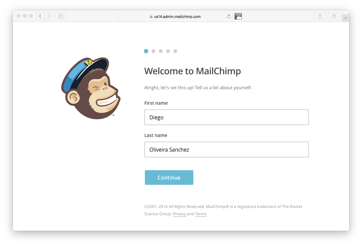 Name in Mailchimp