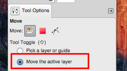 move active layer